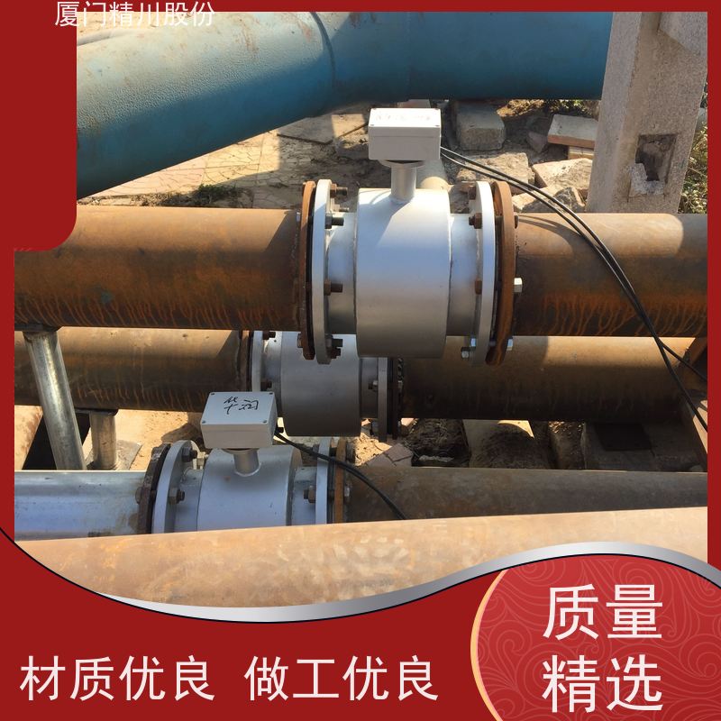 精川食品厂电磁污水流量计带接地环经久耐用