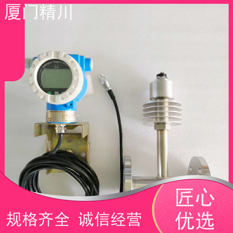 精川股份 重油 温压补偿靶式流量计 专测高粘度介质 性能稳定