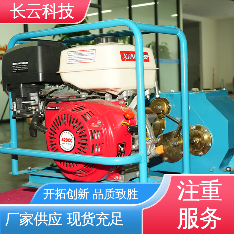  缆索架设专用绞磨 长云科技5T柴油款 动力恒定 