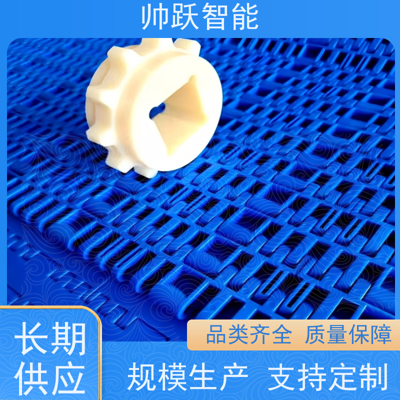 帅跃智能 食品输送带经久耐用 提盖机链板 防粘性佳耐腐蚀