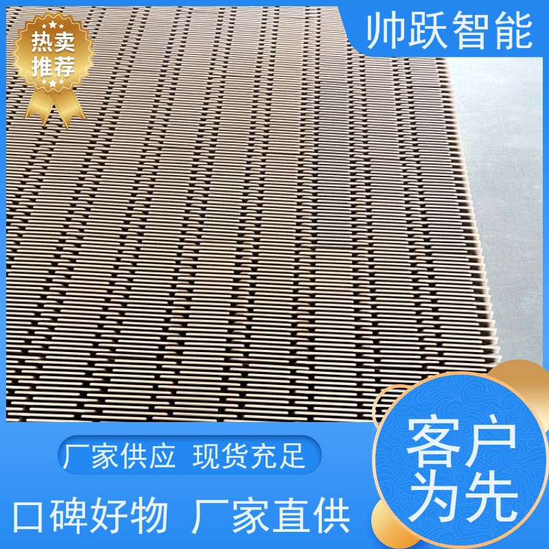 帅跃智能 食品餐具清洗消毒输送带 提盖机链板 工业专用 运行稳定