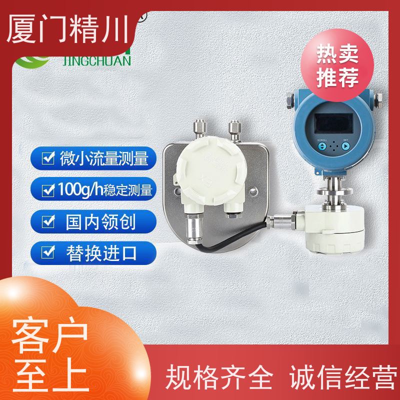 精川股份 设备配套小口径质量流量计 接液316L材质 更耐用