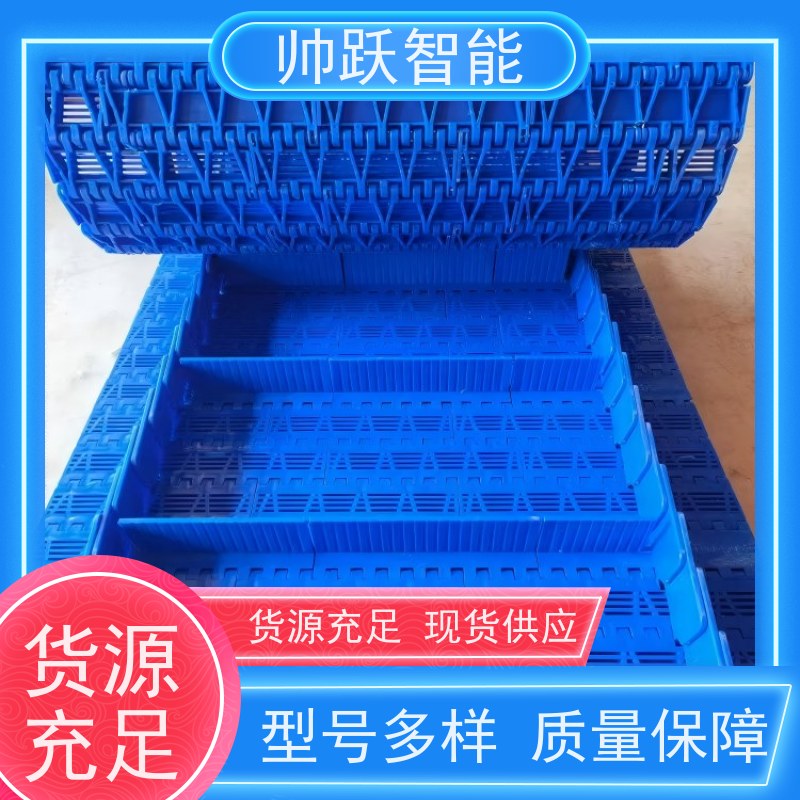 帅跃智能 快递分拣流水线 转弯机塑料链板 适用于工业行业