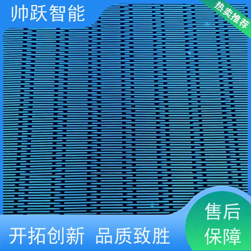 帅跃智能 耐酸碱耐磨塑料网带 提盖机链板 摩擦系数小