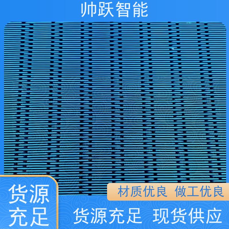 帅跃智能 食品餐具清洗消毒输送带 OPB圆孔塑料链板 防粘性佳耐腐蚀