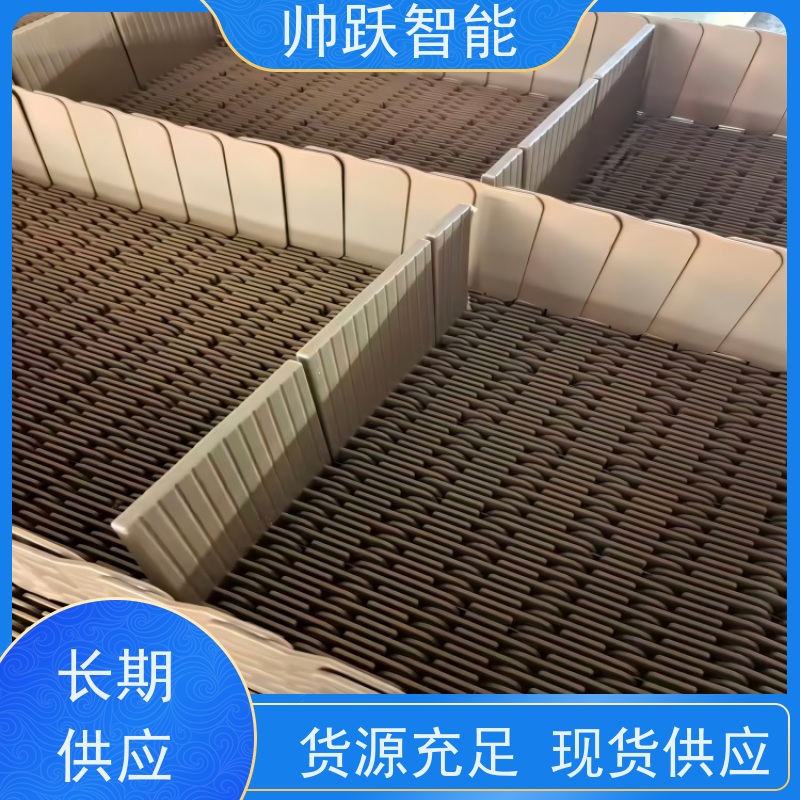 帅跃智能 快递分拣流水线 瓶盖塑料链板 摩擦系数小