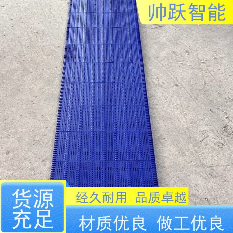 帅跃智能 洗碗机输送带 OPB圆孔塑料链板 摩擦系数小
