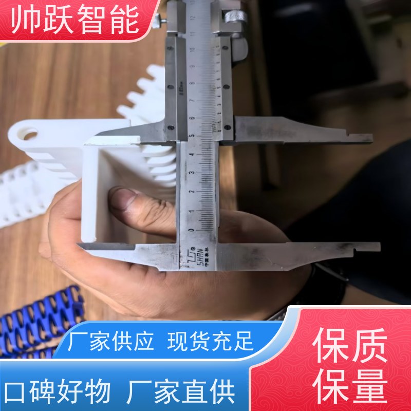 帅跃智能 快递分拣流水线 OPB圆孔塑料链板 适用于工业行业