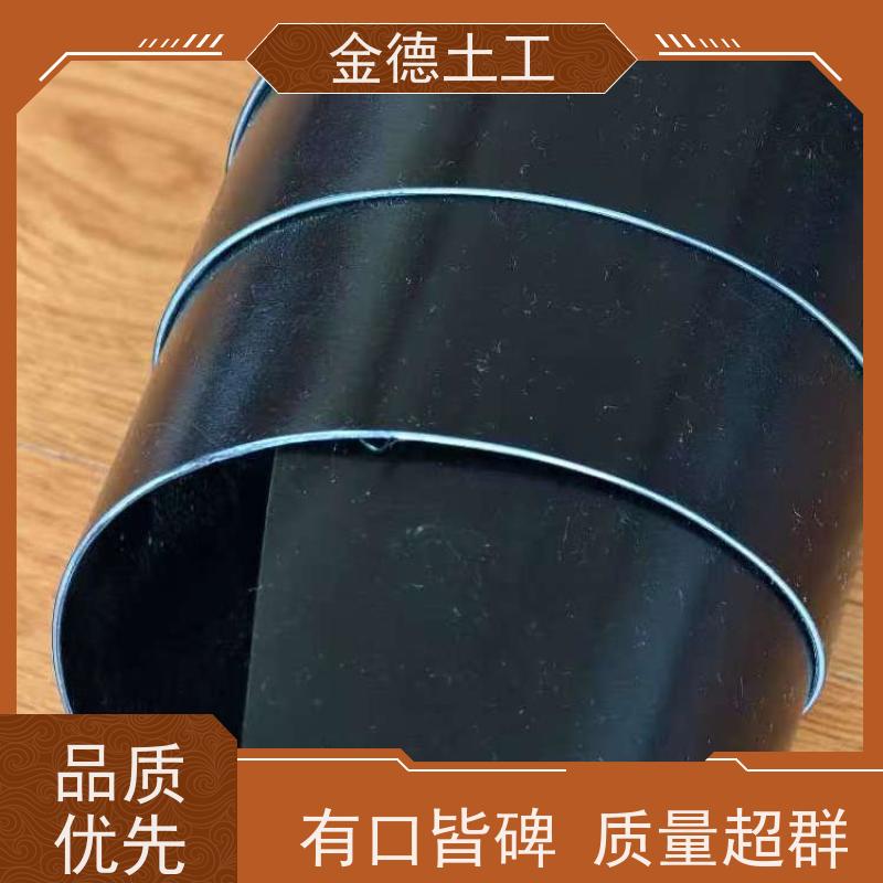 建标1.0厚黑色光面PE膜 危废处置封场 断裂伸长率高 应用范例
