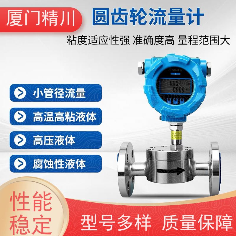 精川 加药系统 圆齿轮流量计 可测液体1L/H 生产十多年
