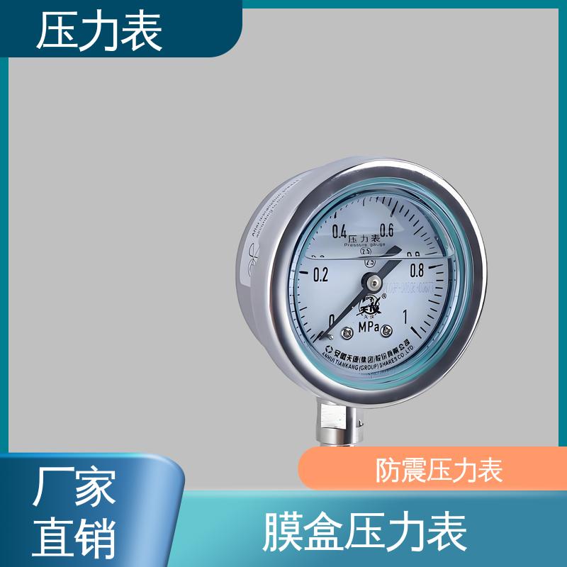 天康 YPF 系列 膜片压力表 经济性佳 类型多样 实力厂家 支持定制