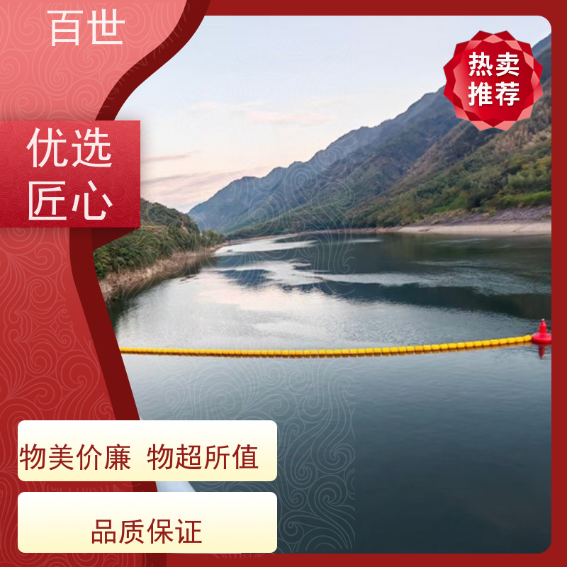 百世 海洋作业 警示浮筒 网格化拦截 钢丝绳锚固