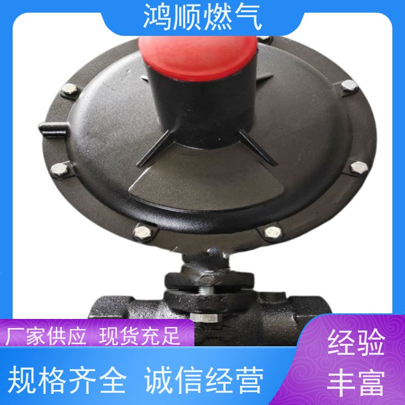 鸿顺 厂家 液化气调压阀稳压器 加固系统强度高 规格齐全