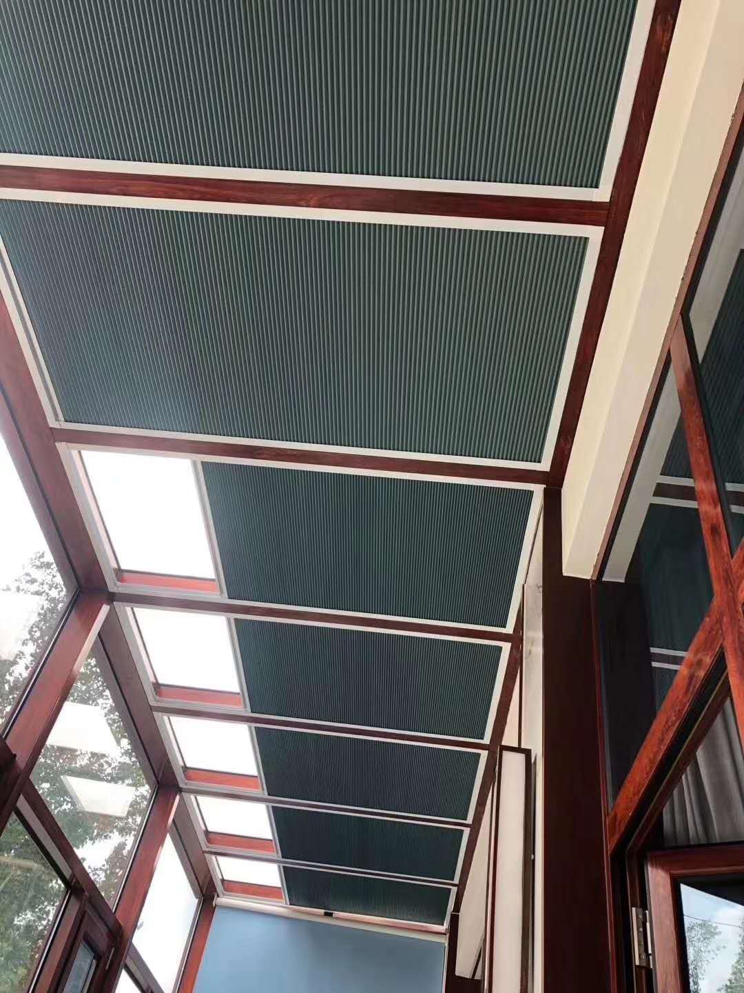 铝合金天幕 阳光房天幕帘 室外庭院遮阳棚 抗风性能强 厂家批发
