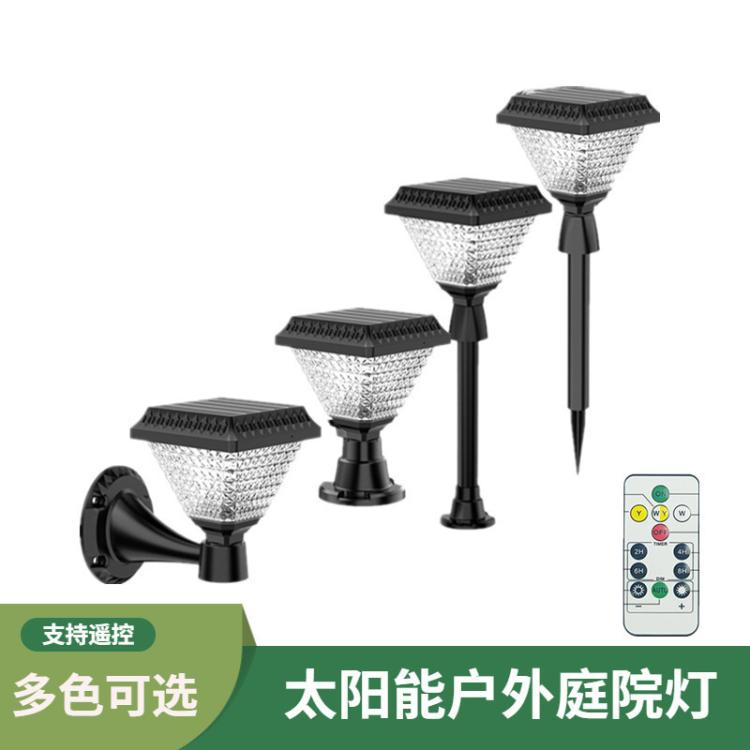 捷翔照明 普瑞灯珠6W太阳能LED庭院灯 欧式风格IP65防护材质花园灯