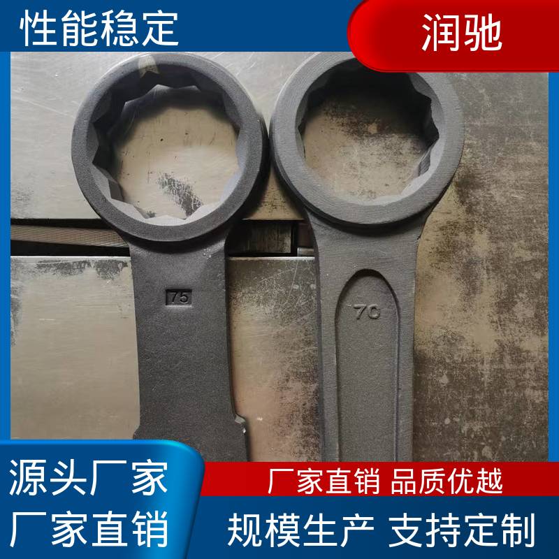 高碳钢材质 加重型 多尺寸 敲击呆扳手 润驰生产