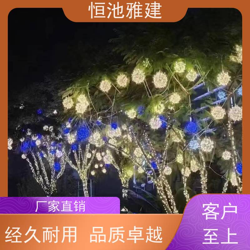 恒池雅建 节日焕然一新 元旦亮化 支持非标定制
