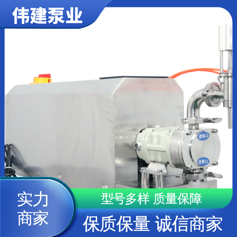 伟建泵业 碳素合金钢材质 高粘度物料输送泵 高效节能 快速拆卸清洗