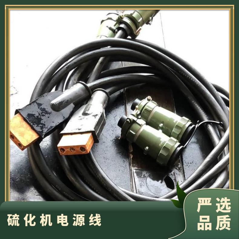 硫化机电源线总成根据型号和插孔样式匹配相应的电 源线
