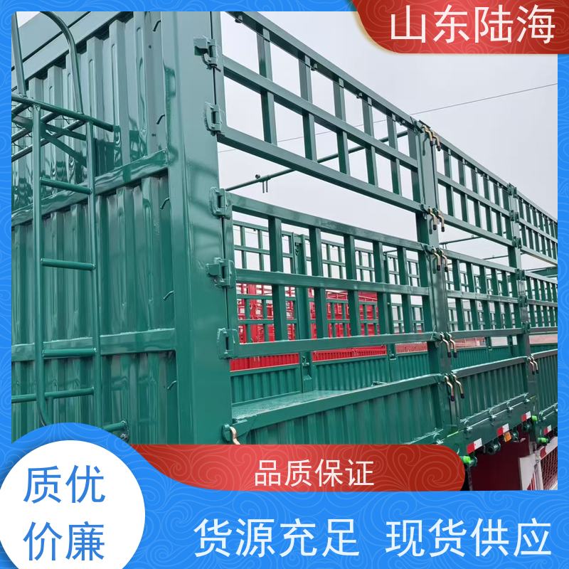 源头实力厂家 13米自卸花篮半挂车 钢性车架 应用型广
