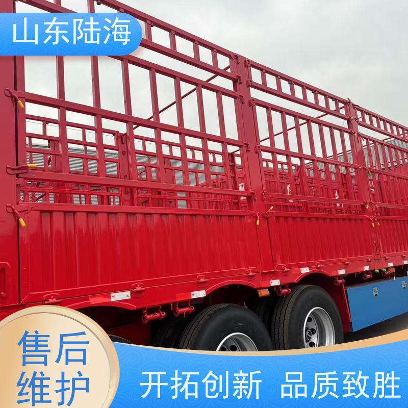 源头实力厂家 13米仓栏运输半挂车 加固底盘 应用型广