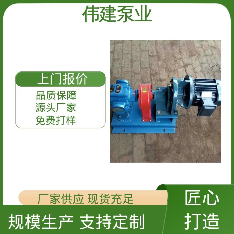 重油输送用 规格齐全 耐磨性能好 电动齿轮泵 伟建生产