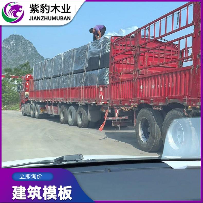 面板36尺48尺木板 黑,红棕 规格齐全 中国 高级建筑模板紫豹木业