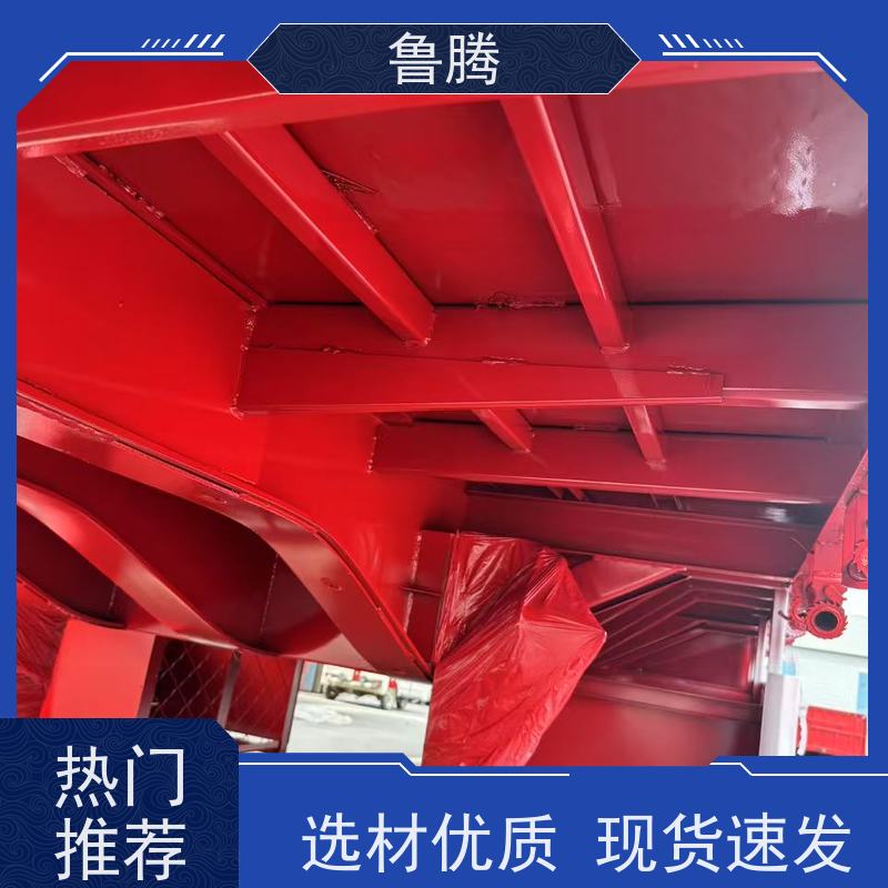 源头工厂 三轴平板半挂车 狼狈式集装箱运输车 重心低 行驶稳