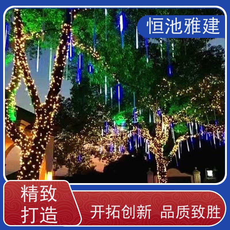 恒池雅建 元旦节装饰用 节日亮化 支持非标定制