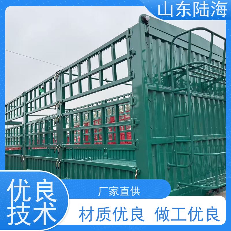 源头实力厂家 13米可拆卸花篮半挂车 钢板鼓刹车桥 应用型广