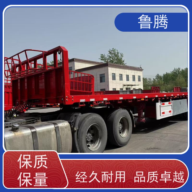 源头工厂 平板半挂车 狼狈式集装箱运输车 一车多用来回不趴窝