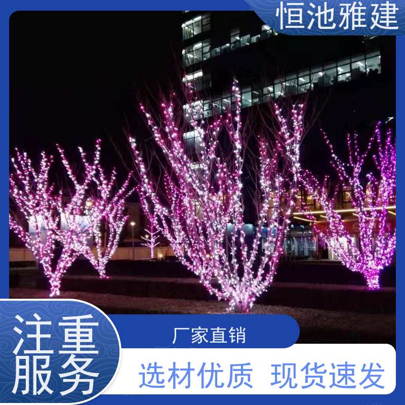 恒池雅建 节日灯批发 街道树木亮化 支持非标定制