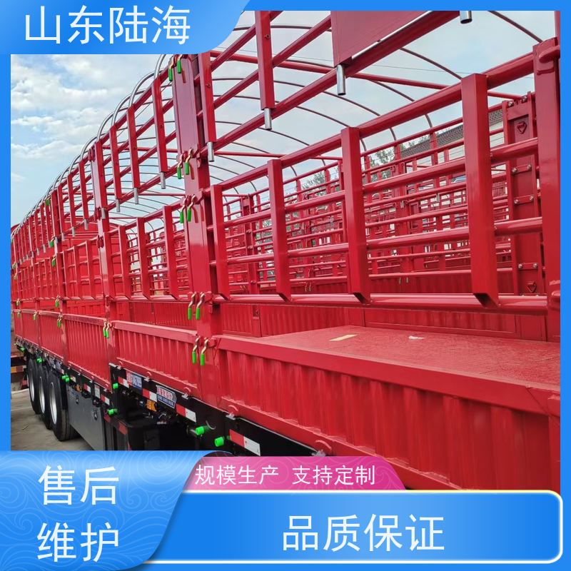 源头实力厂家 13米仓栏运输半挂车 钢性车架 应用型广