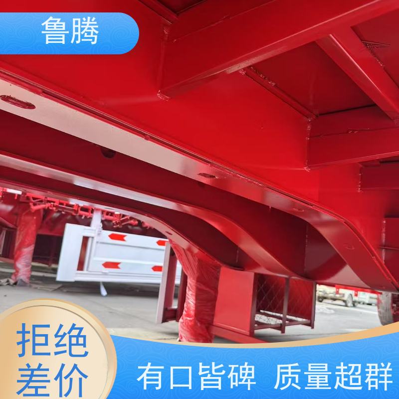 源头工厂 3轴平板半挂拖车 液压拖挂车 承载能力强