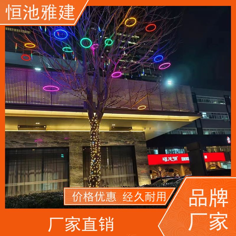 恒池雅建 元旦节装饰用 彩灯串灯亮化 密封性好