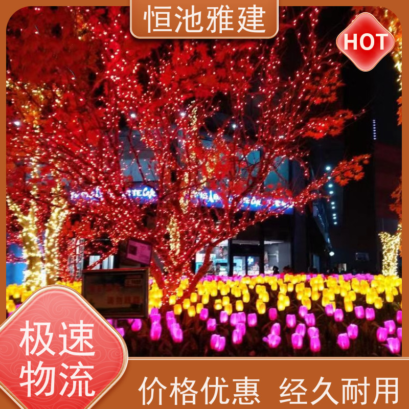 恒池雅建 节日焕然一新 街道树木亮化 密封性好