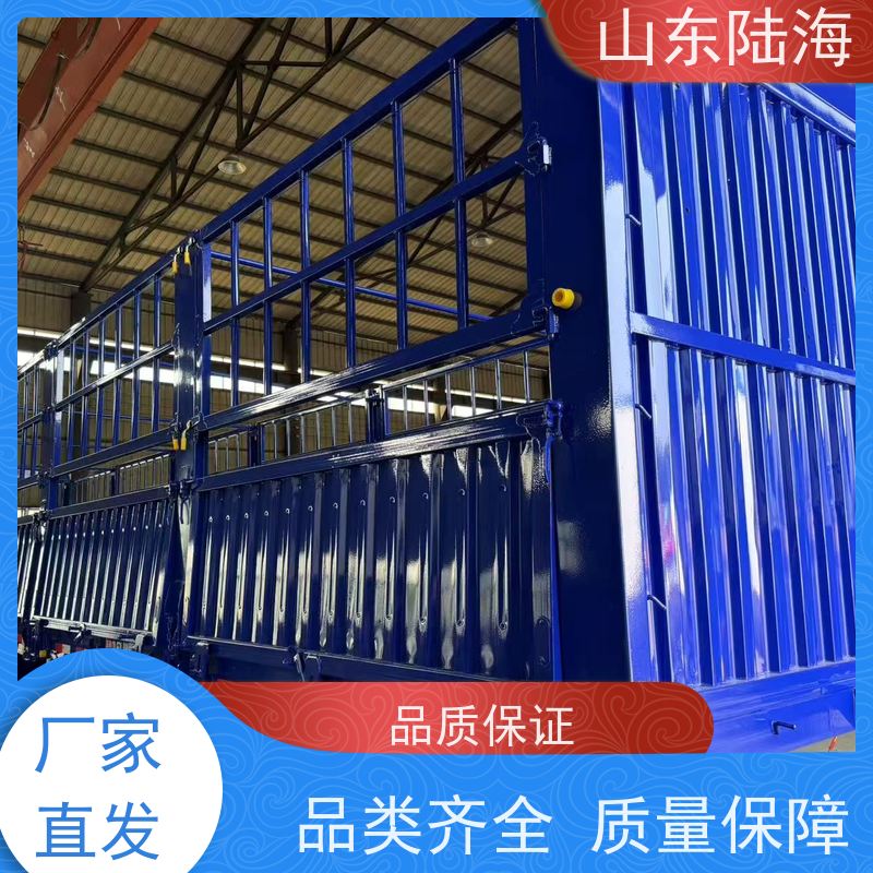 源头实力厂家 13米仓栏运输半挂车 钢板鼓刹车桥 应用型广