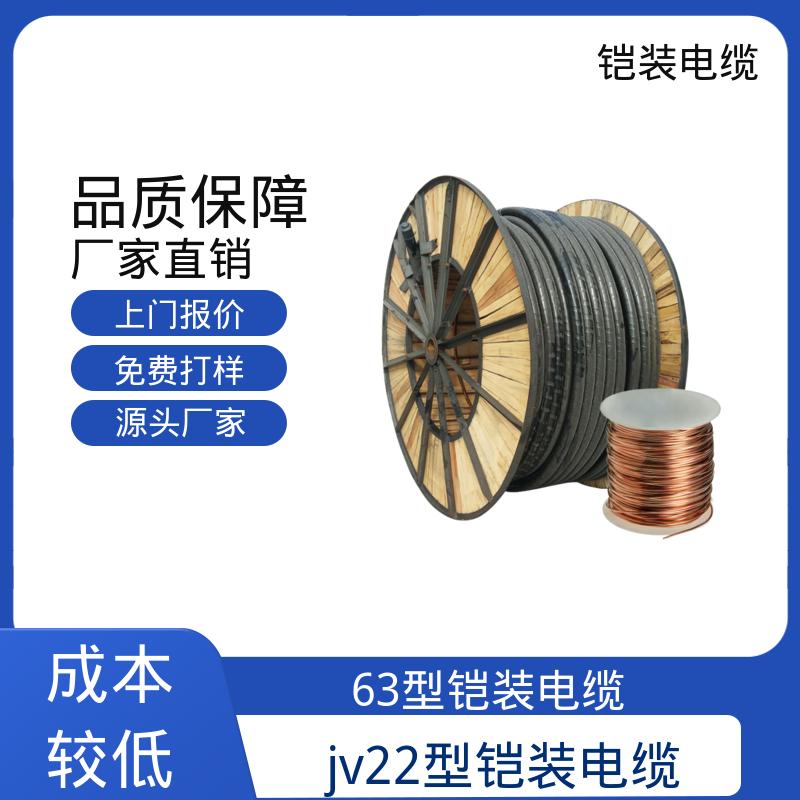 恒鑫 铠装双绞屏蔽电缆 950℃ 3h保持通电 实力工厂 现货速发
