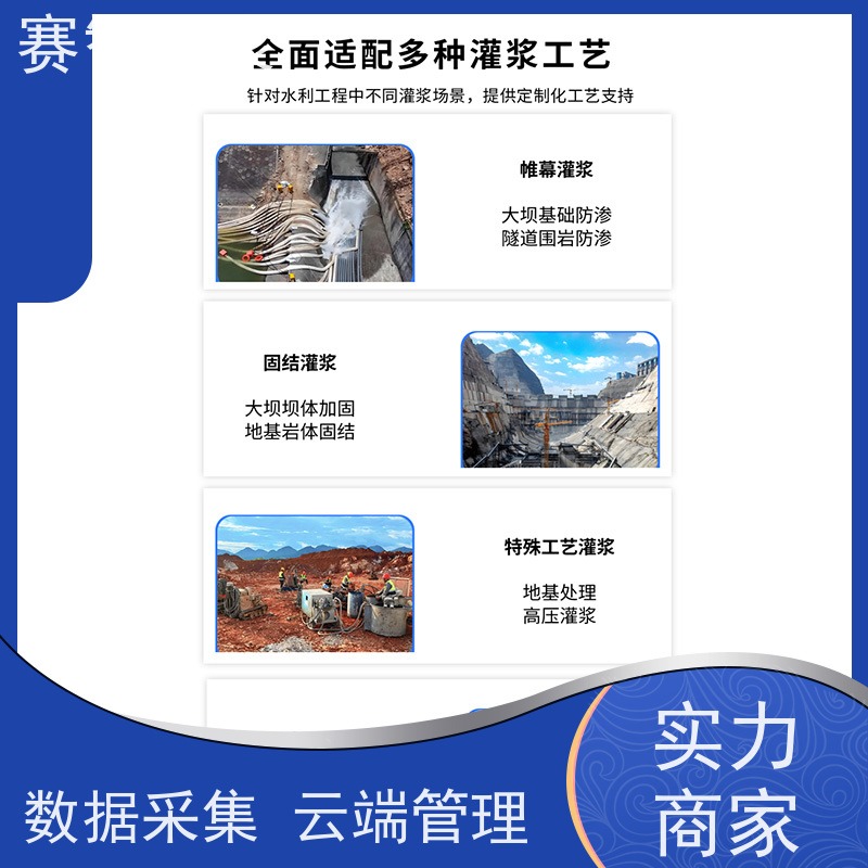 赛智灌浆 动态参数调节 自动调压控制系统 固结