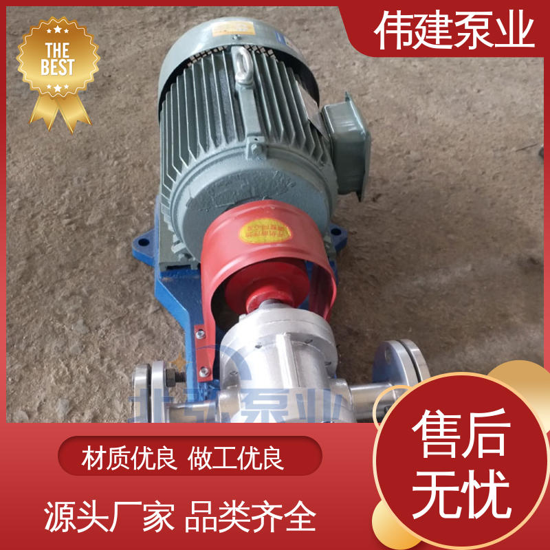 伟建供应 支持定制 LC50皮带轮罗茨泵 涂料油漆输送用 耐高温300度