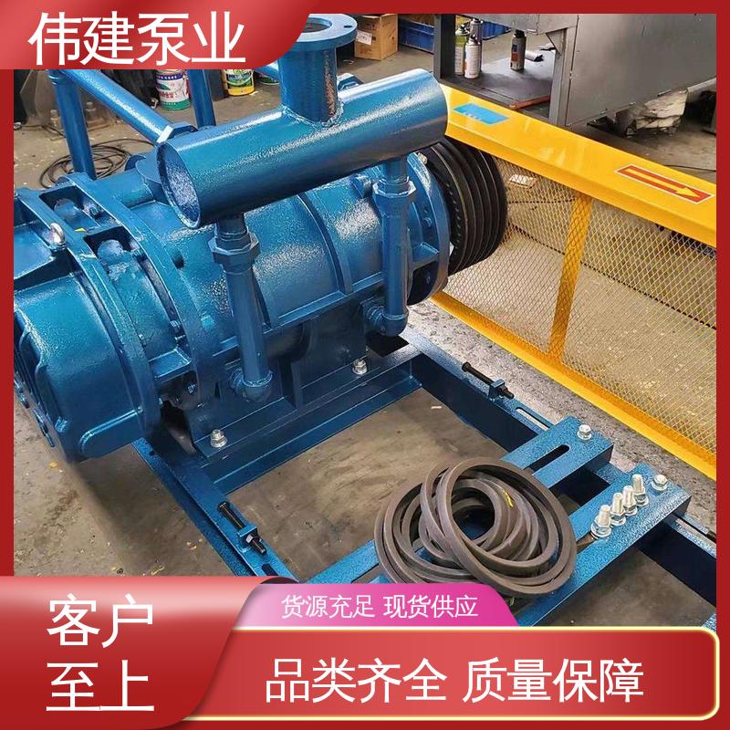 伟建生产 化工产品输送用 耐酸碱耐腐蚀 LC50皮带轮罗茨泵 支持定制