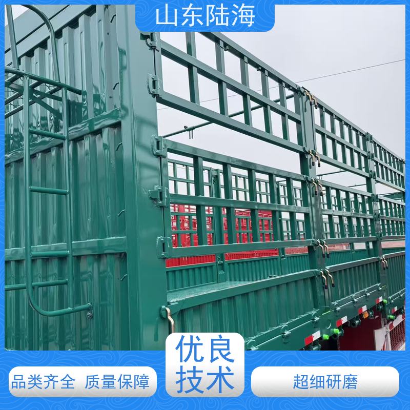 源头实力厂家 13米仓栅式花篮半挂车 中置气囊 应用型广