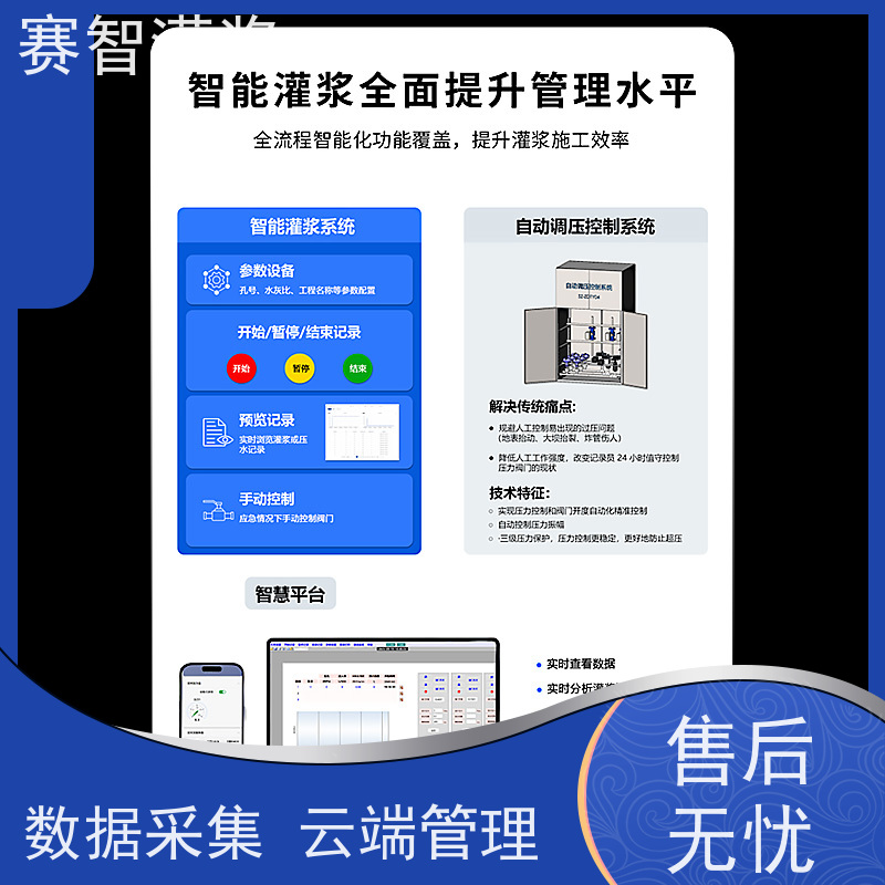 赛智灌浆 固结 自动调压控制系统 大坝坝体加固