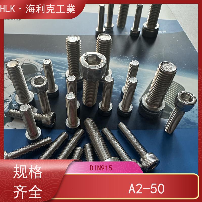 海利克 DIN915 内六角柱端紧定螺钉 A2-70不锈钢 M20
