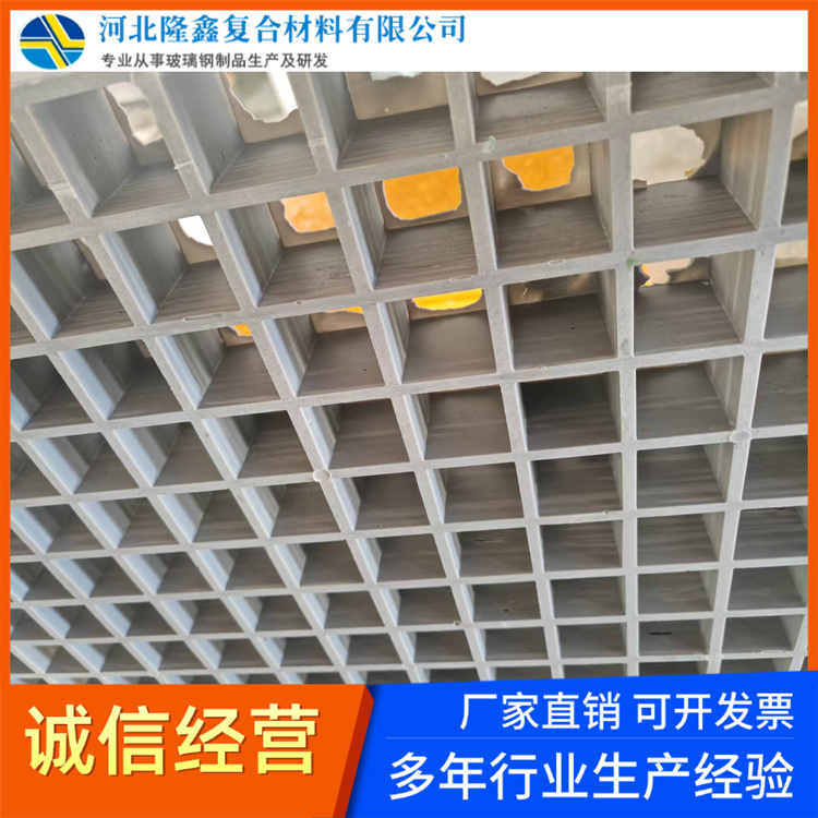 隆鑫 直供 排水沟玻璃钢格栅盖板 高强度 耐腐蚀 易维护 源头供应