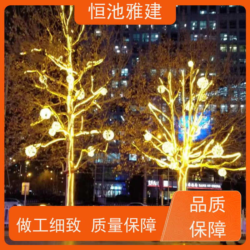 恒池雅建 节日焕然一新 夜景亮化 支持非标定制