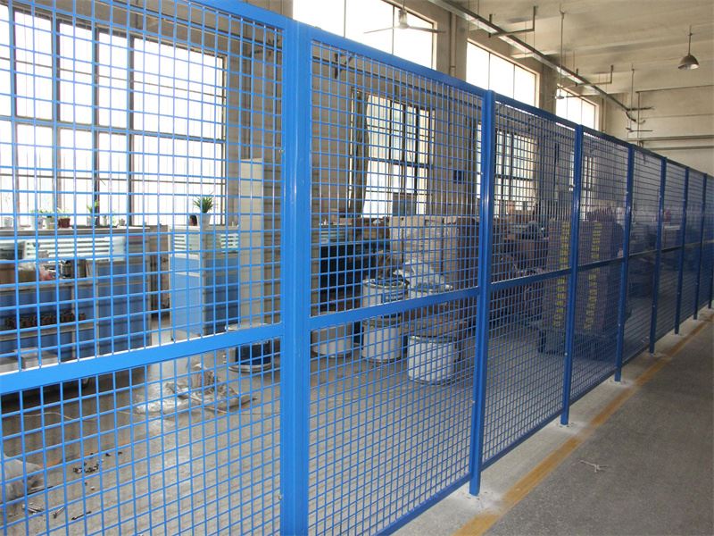 可移动围挡冲孔围栏办公区屏风通道挡板设备防护网材质