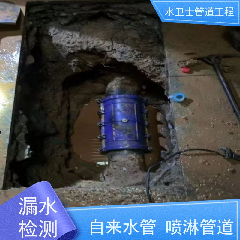 泰州市海陵区地下供水管道查漏查堵走向探测水卫士一站式服务