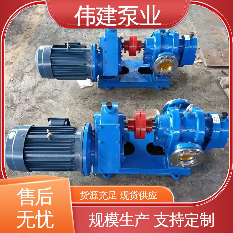 伟建生产 涂料油漆输送用 噪音小体积小 高粘度罗茨泵 支持定制