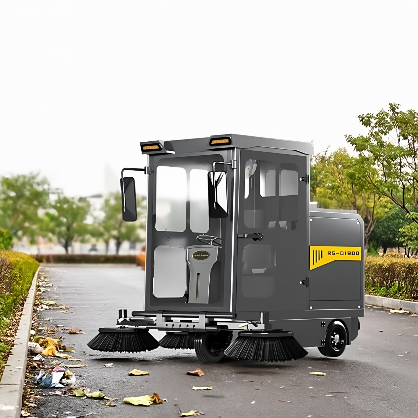 小区物业环卫道路扫地车 座驾式操作方便清扫车 工厂车间吸尘清灰车